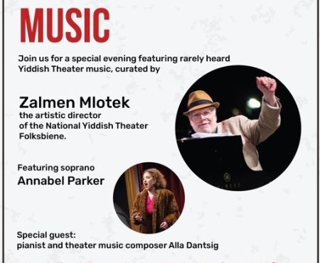 31.7.2025 ערב מוסיקת תיאטרון היידיש בתל אביב