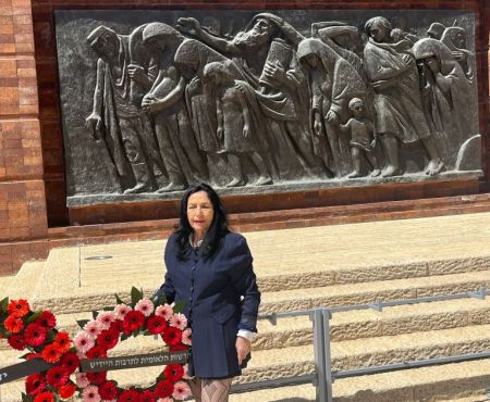 14.4.2026: זר הרשות ביום הזיכרון לשואה ולגבורה